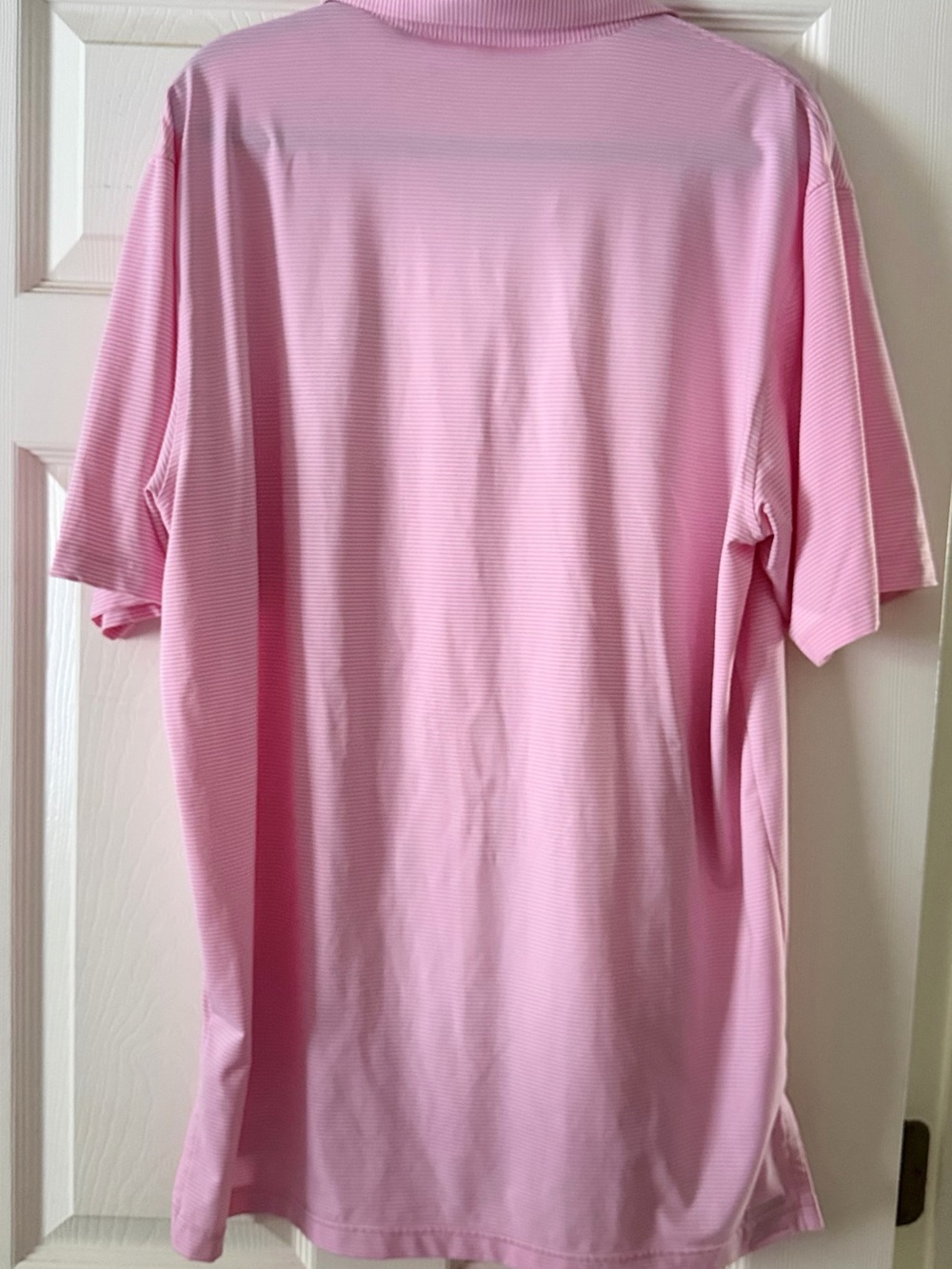Turtleson Polo Shirt Mens Pink Performance Golf Stretch Logo - Picture 5 of 5